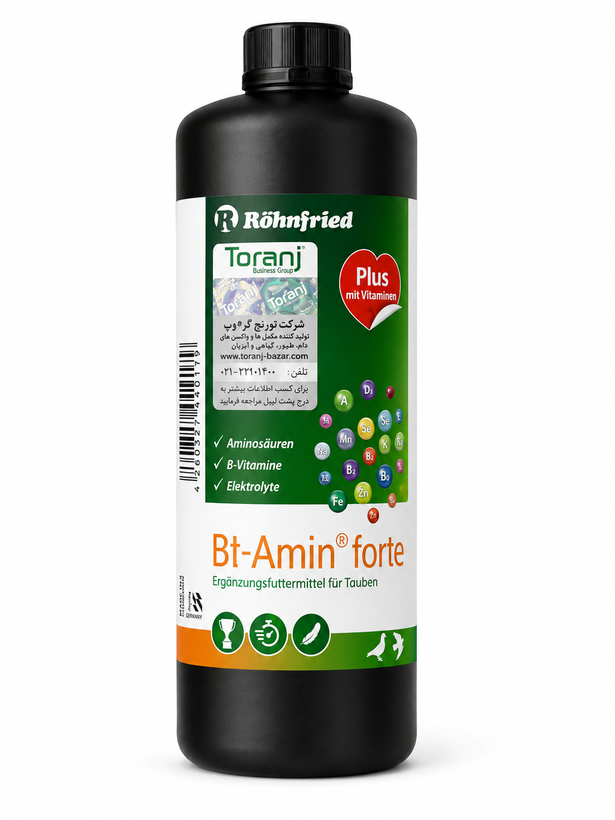 مکمل Bt-Amin Forte Röhnfried مخصوص کبوتر و پرندگان زینتی